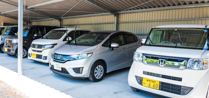 奄美大島レンタカー ホンダの軽自動車