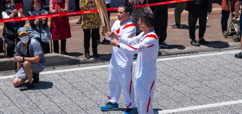 オリンピック聖火リレー 奄美大島なぜまち商店街 5